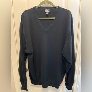 Jos. A. Bank Classic Black V-Neck Sweater